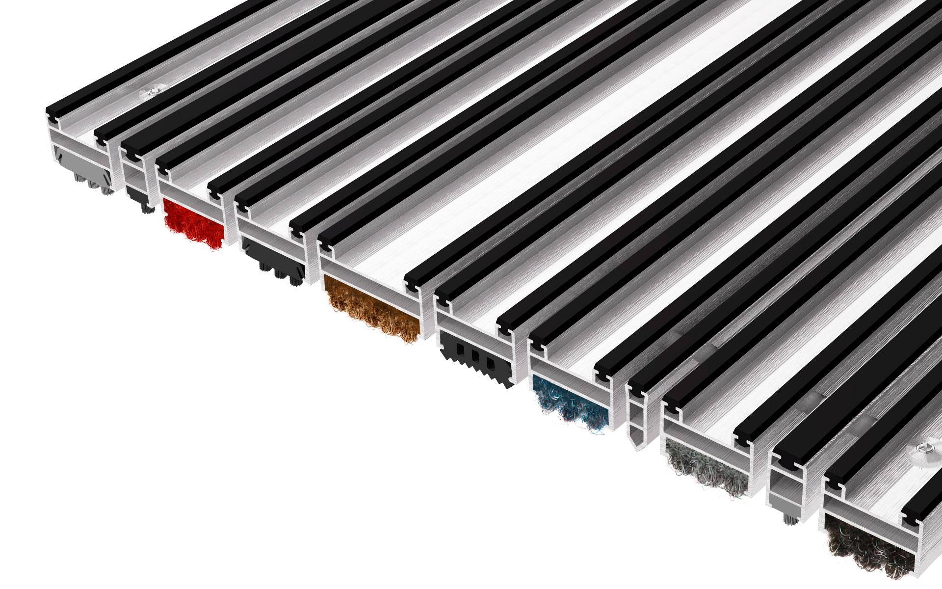 Lückenlos und hochwirksam schallgedämmte Eingangsmattensysteme von GEGGUS
